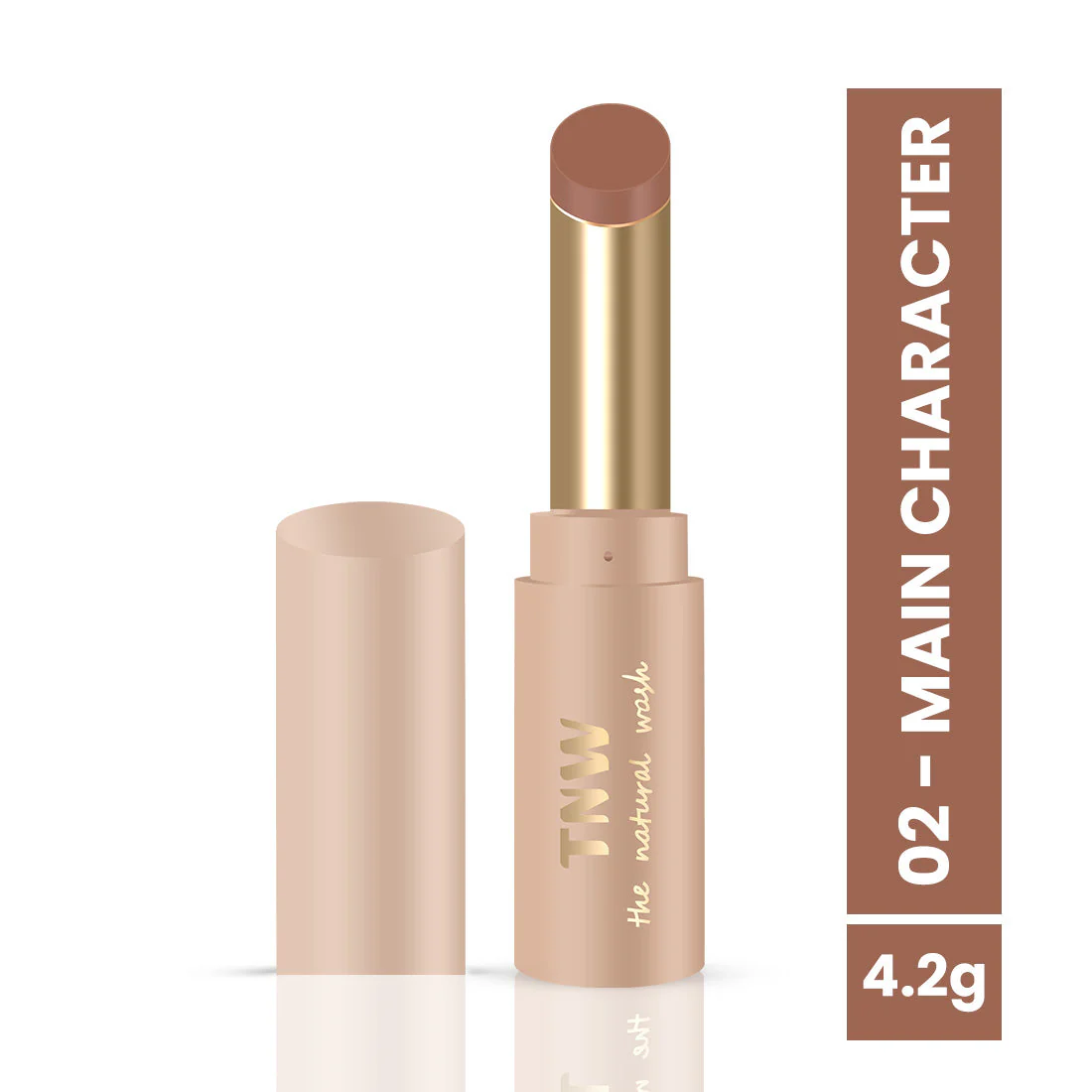 Longstay Powdery Mousse Semi Matte Lipstick | Nude Brown | Intense Color, Lightweight Comfort @ 1 (Exclusive) - Image 8