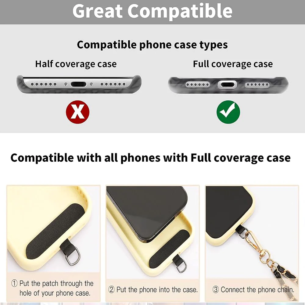 Loop: Cute Phone Chain Wrist Strap & Anti-Lost Lanyard, Stylish Bracelet-Style Grip for iPhone, Android & Key Holding with Secure Fit and Aesthetic Appeal - Image 6