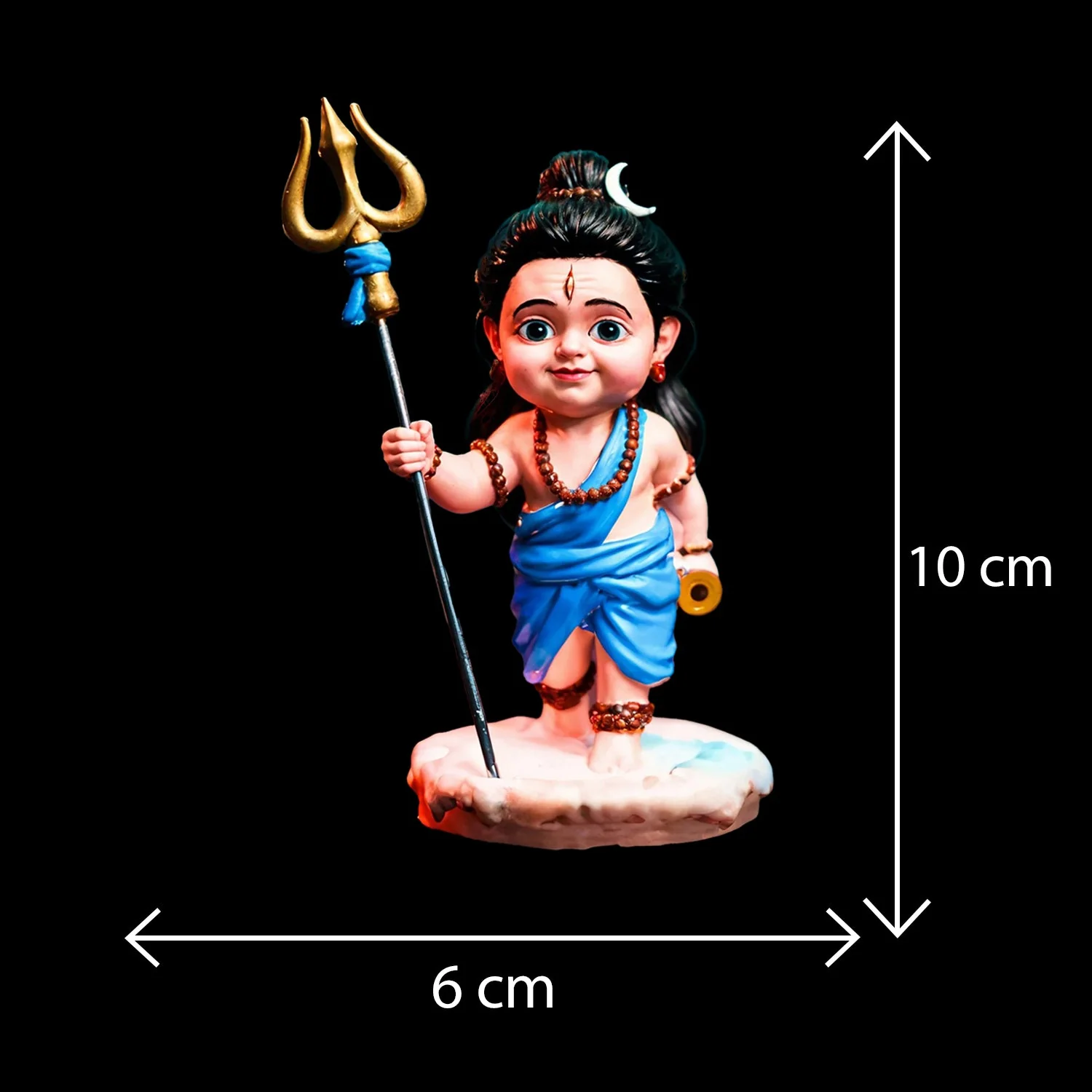 Lord Shiva Idol |Shiva Balroop Murti | Lord Shiva Murti for Mandir & Decor - Image 3