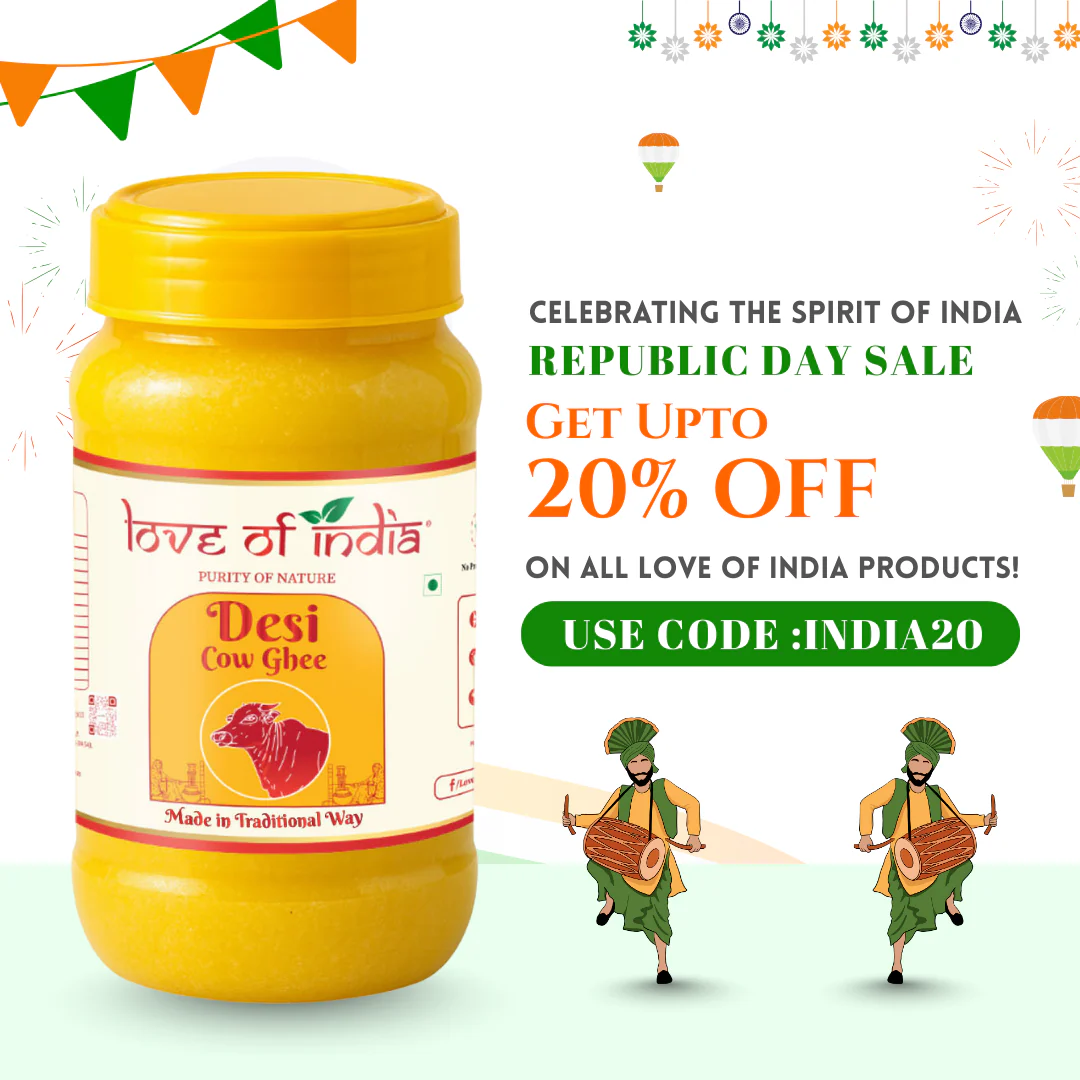 Love of India Desi Cow Ghee made by Traditional Method | 1000ml - Image 160