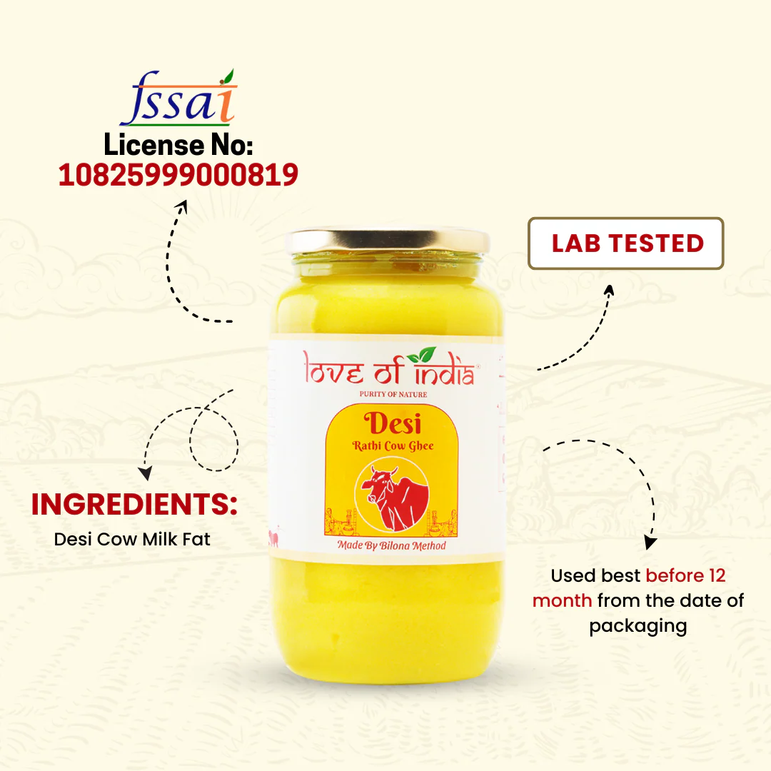 Love of India Desi Vedic Rathi Cow Ghee made by Bilona method - Image 10