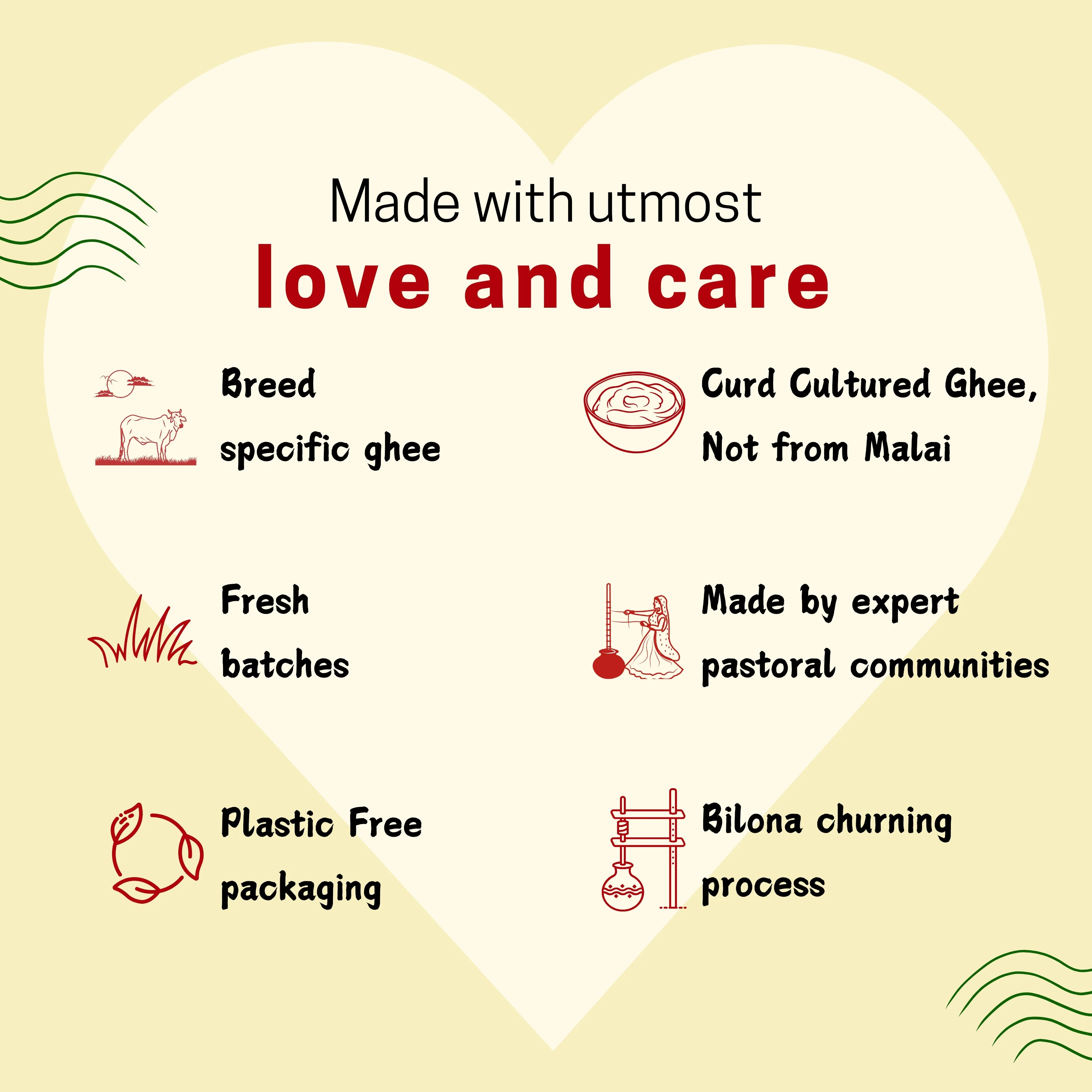 Love of India Desi Vedic Rathi Cow Ghee made by Bilona method - Image 7