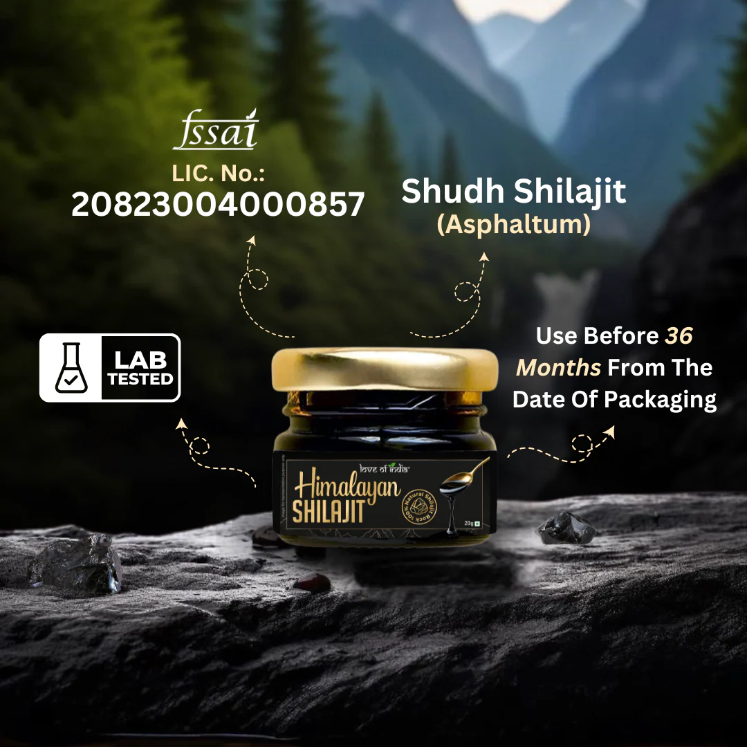 Love of India Pure Himalayan Shilajit Resin | Rich in Fulvic Acid & 85+ Minerals | 20g - 80 Servings - Image 8