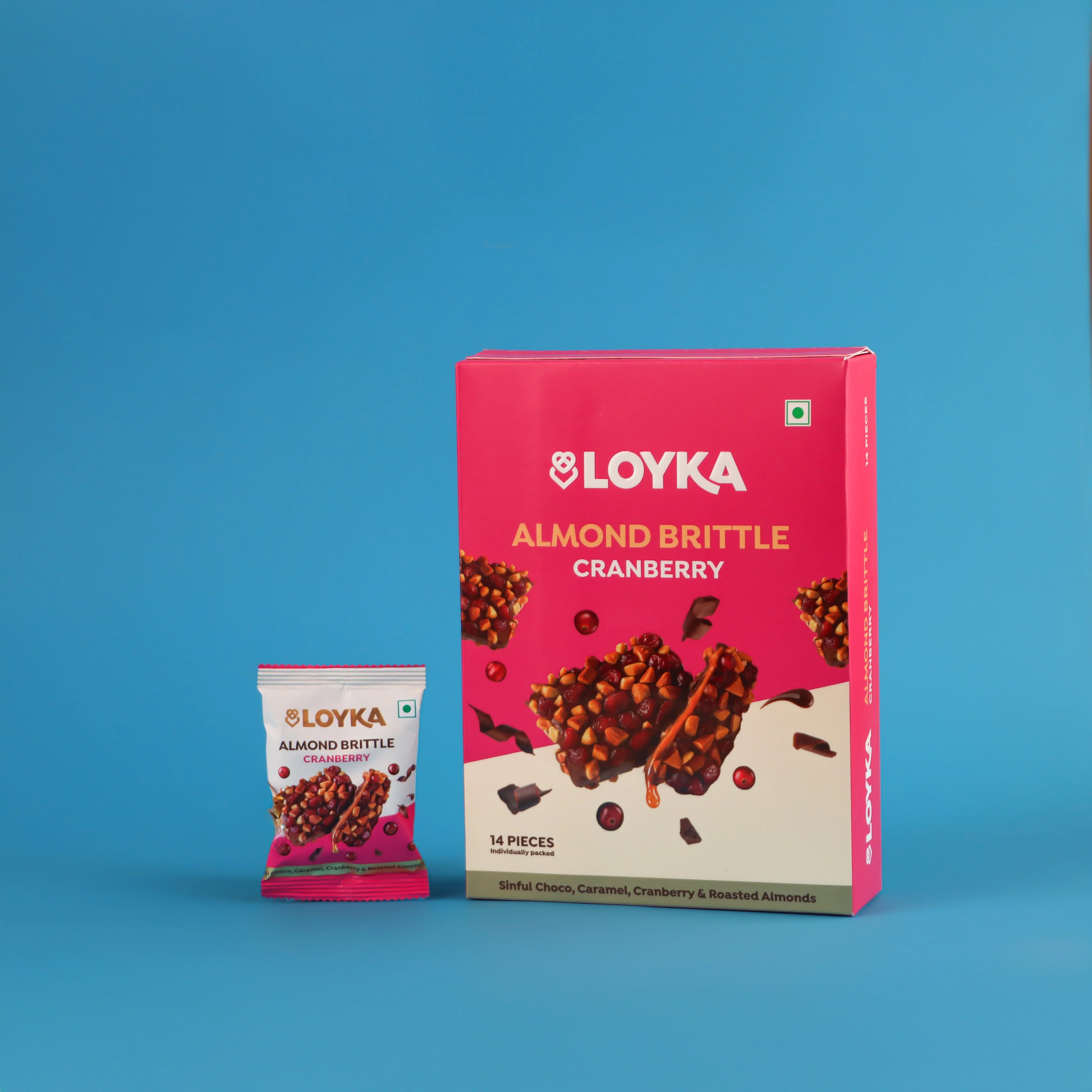 Loyka Almond brittle Cranberry 14pcs - Image 2