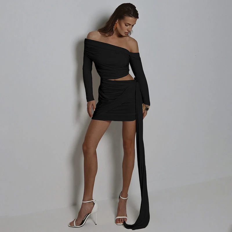 Luciana Off shoulder Skirt Set - Image 3