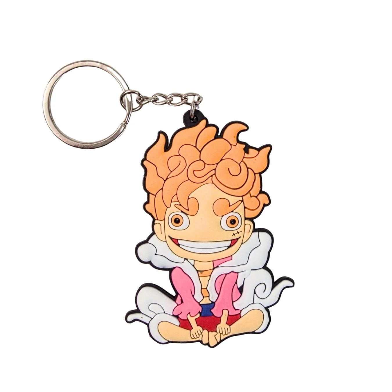 Luffy Gear 5 | One Piece - Rubber Keyring (8 cm)