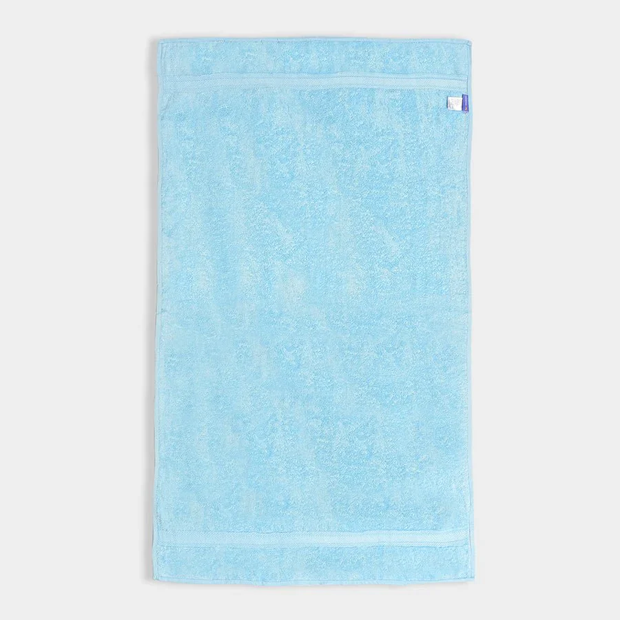 Luxe Blue Terry Bamboo Towel - Image 2