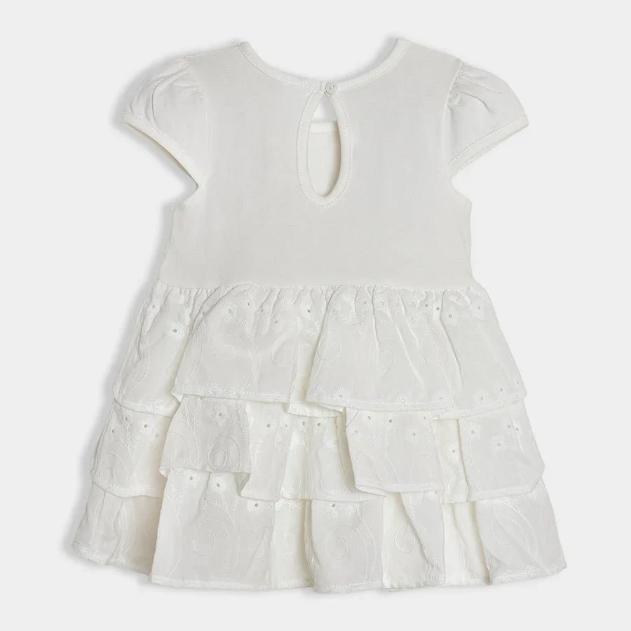 Luxe Star White Knitted Dress - Image 3