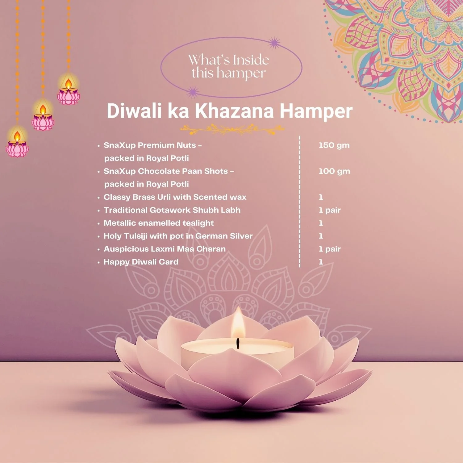 Luxury Diwali Gift Box - Diwali ka Khazana Hamper - Image 5