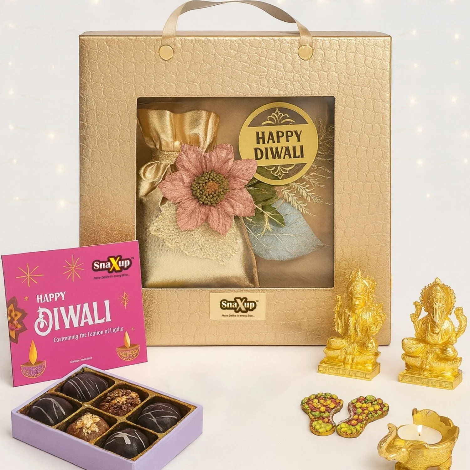Luxury Diwali Gift Box - Jhilmil Diwali Hamper - Image 2