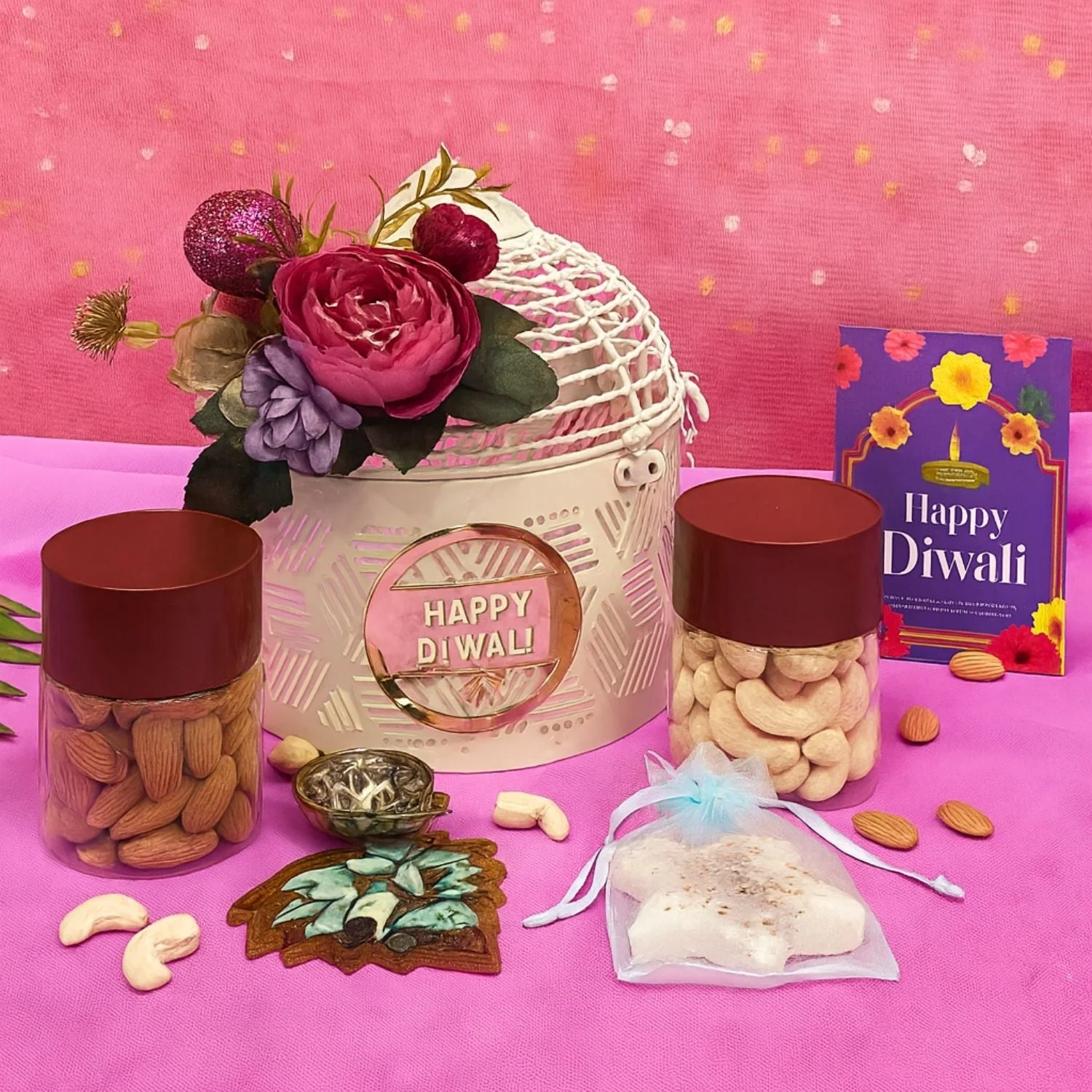 Luxury Diwali Gift Box - Rang-O-Roshni Hamper - Image 3