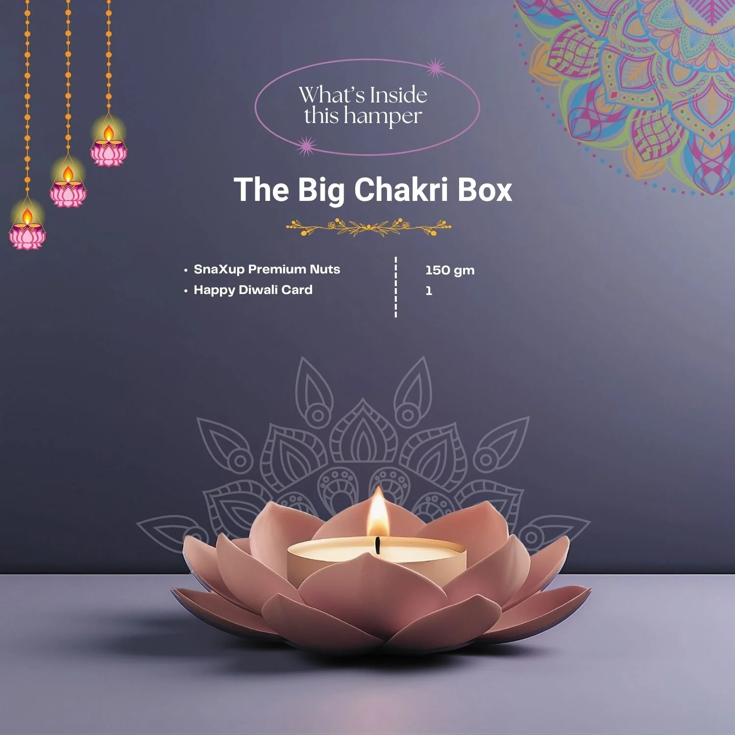 Luxury Diwali Gift Box - The Big Chakri Box - Image 4
