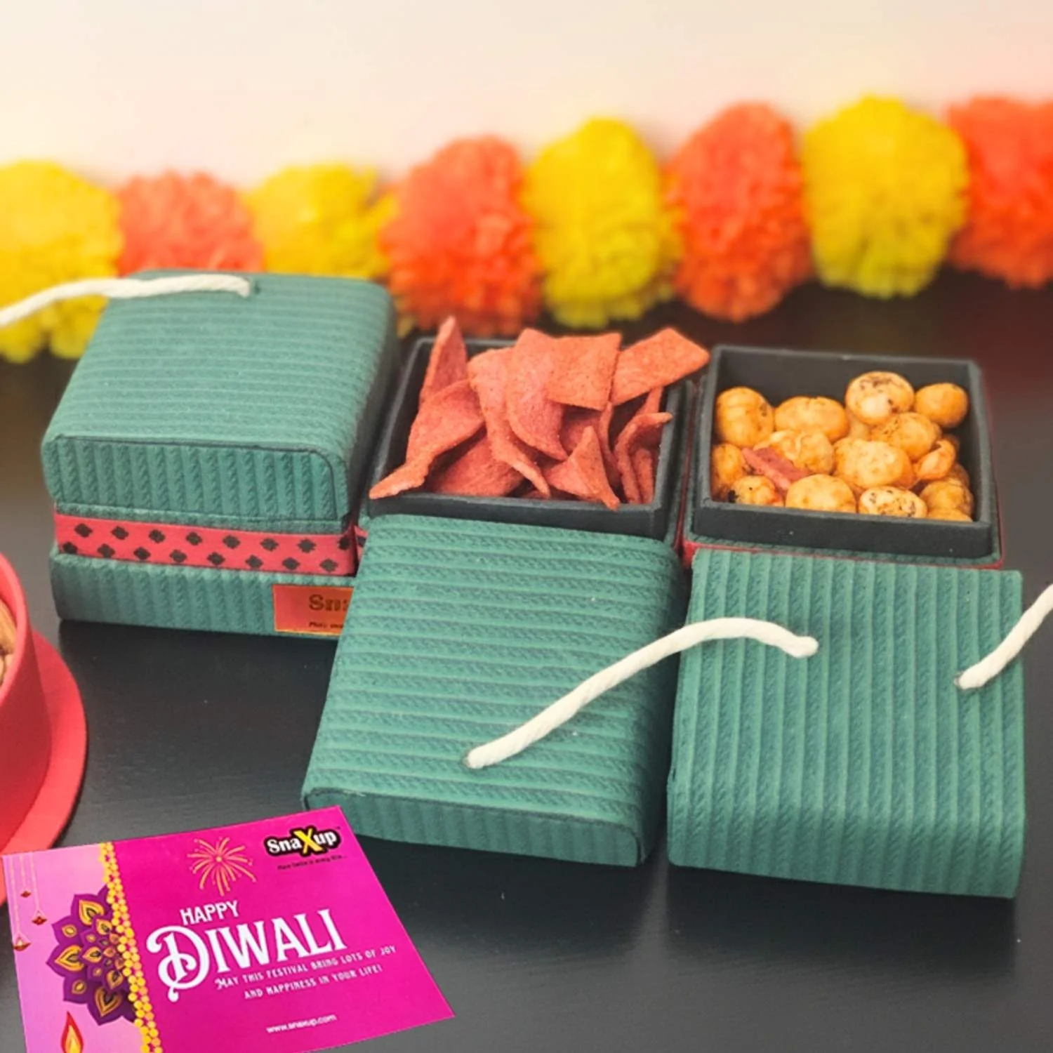 Luxury Diwali Gift Box - The Sutli Bomb Platter (3 Box Set) - Image 2