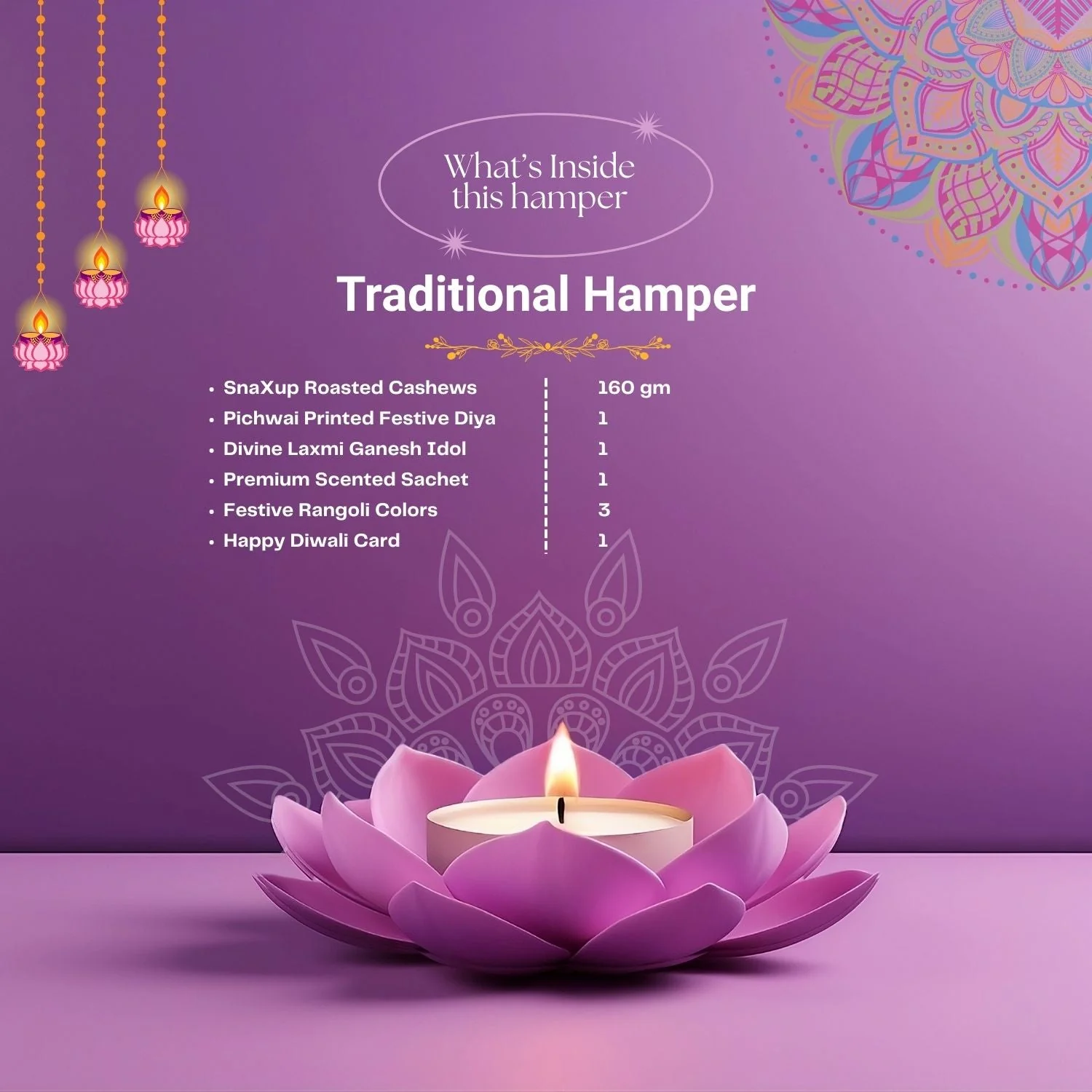 Luxury Diwali Gift Box - Traditional Hamper - Image 4