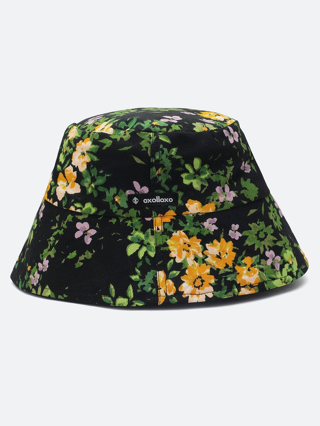 Made In Floral Printed Reversible Women Bucket Hat For Summer - Image 4
