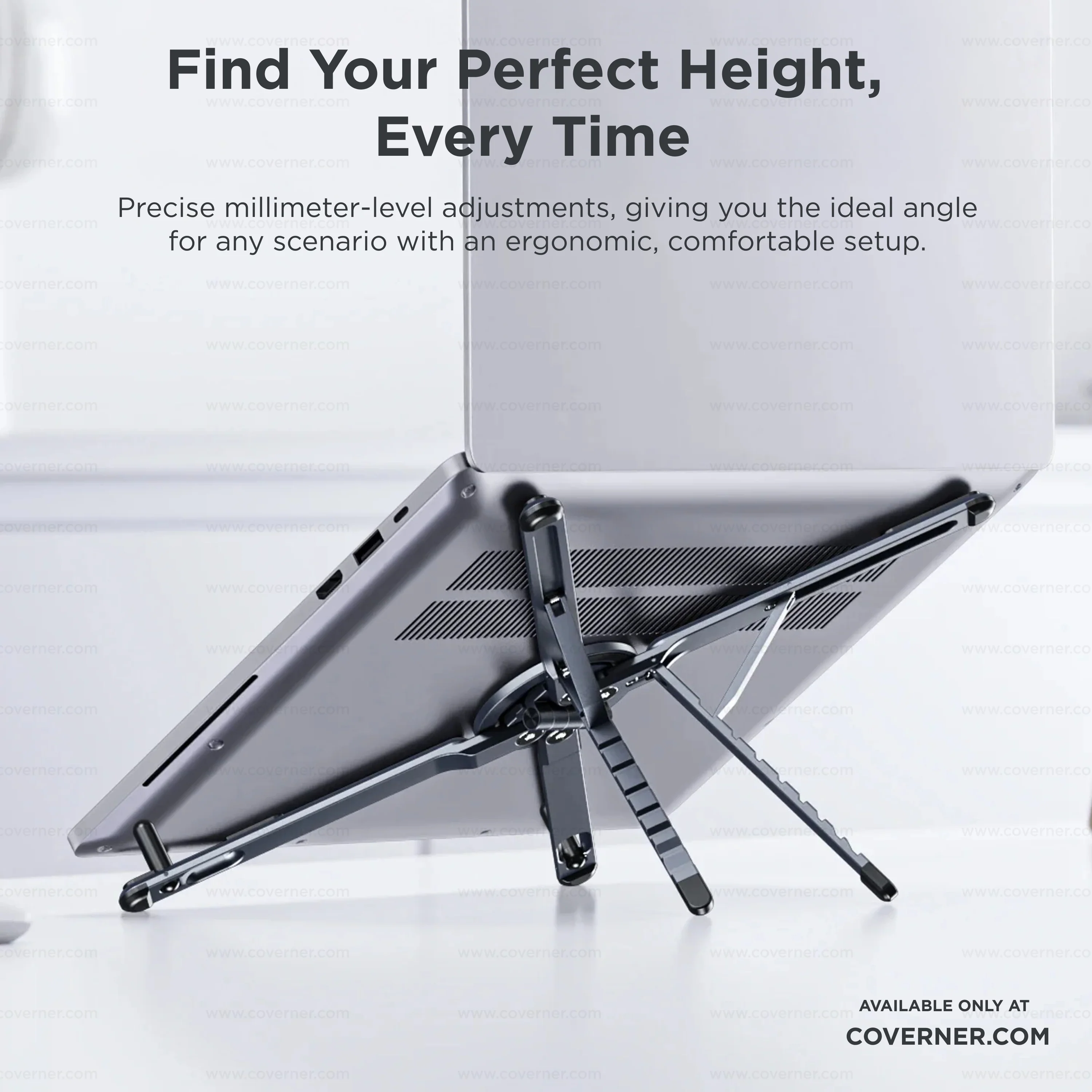 MagFlex Pro – Lightweight Strong MagSafe Adjustable Alloy Stand for Phone, Tablet & Laptop by Coverner India - Image 7