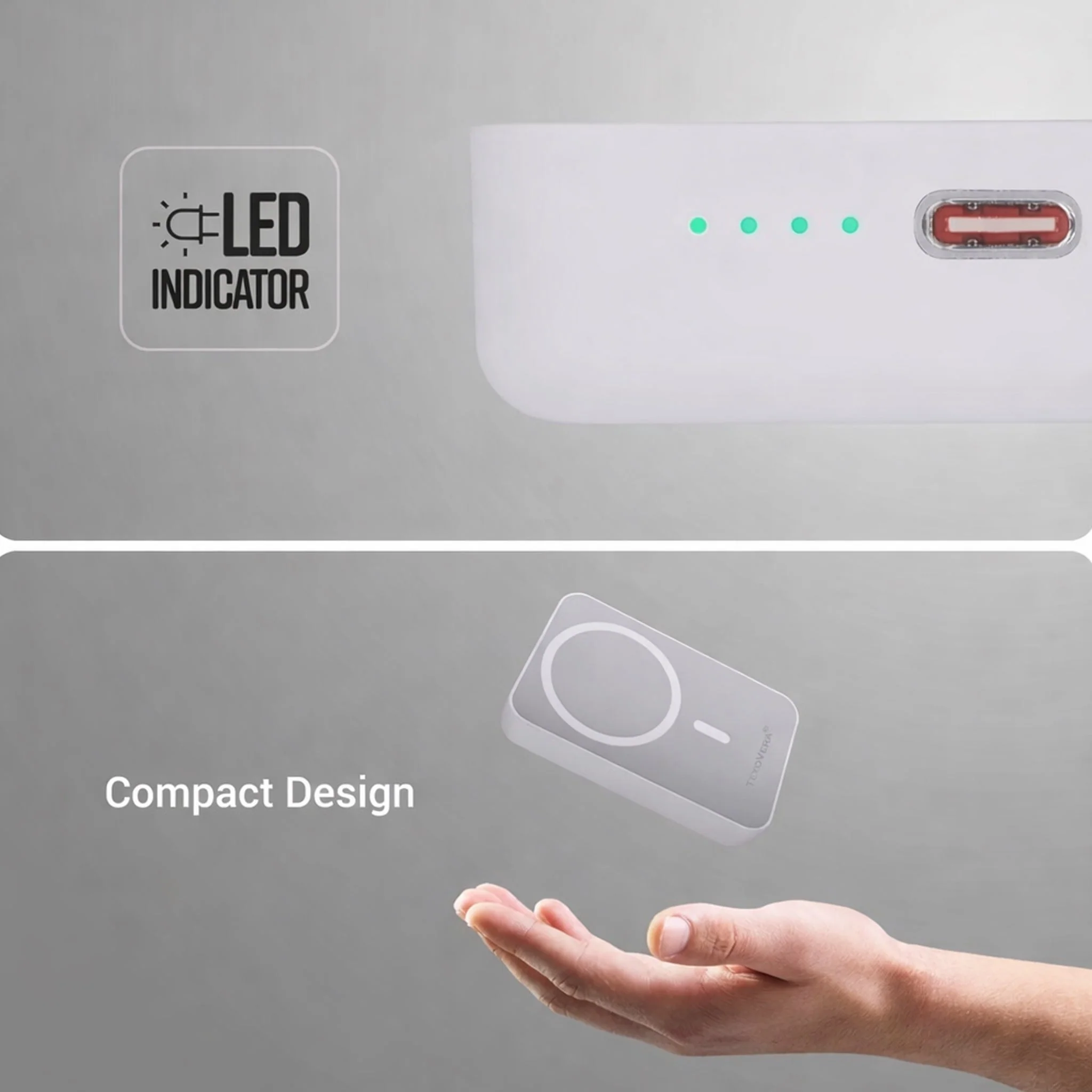 MagFuelX | Magnetic Wireless Power Bank | Portable | Travel Friendly | Pocket Friendly - Image 3