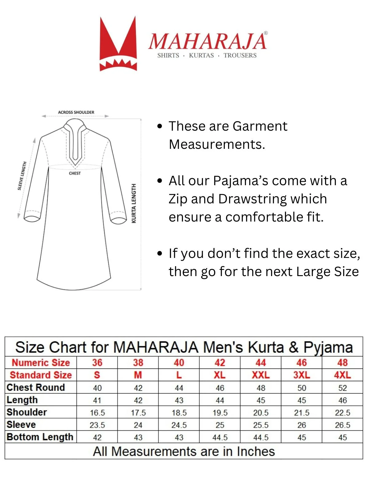 Magic Cotton Solid Kurta in Red - Image 6