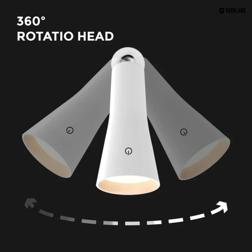 Magneto: Premium Versatile Magnetic LED Lamp with 3 Attachments, Adjustable Brightness & USB-C Rechargeable Battery - Image 5
