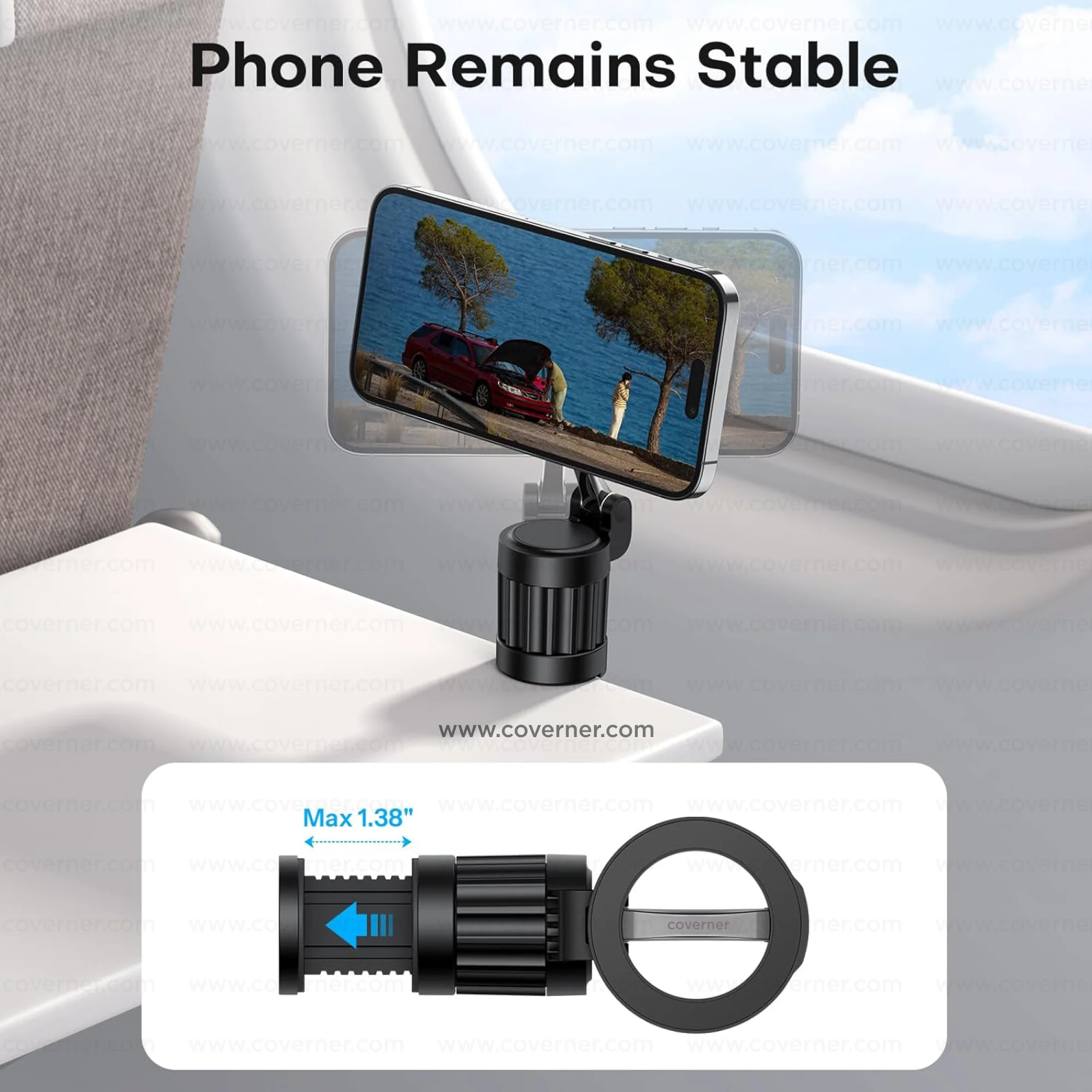 MagOrbit 360 – MagSafe Magnetic Phone Stand for Desk & Travel by Coverner India - Image 5
