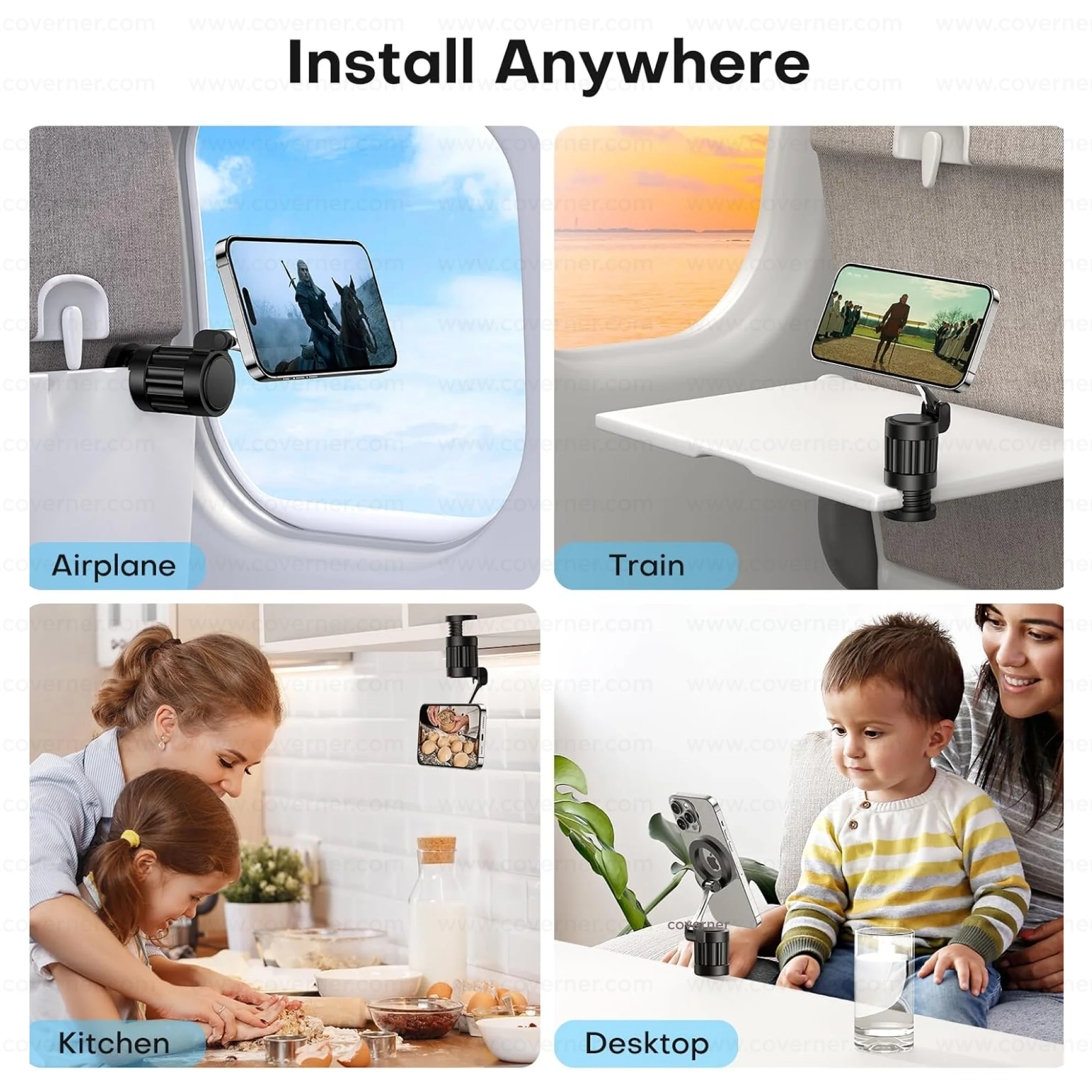 MagOrbit 360 – MagSafe Magnetic Phone Stand for Desk & Travel by Coverner India - Image 8