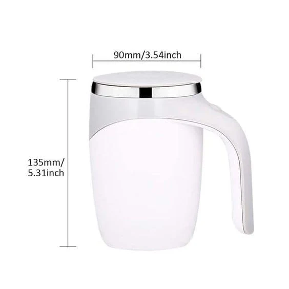 MagStir: Self-Stirring Magnetic Coffee Mug with Lid for Coffee, Milk, Protein Shakes & Hot/Cold Beverages - Image 10