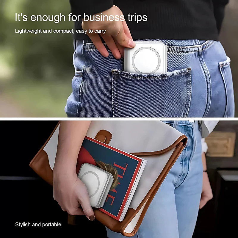 MagTrio: 3-in-1 Foldable MagSafe & Qi2 Compatible Wireless Charger with 15W Fast Charging for iPhone, AirPods & Apple Watch - Image 7