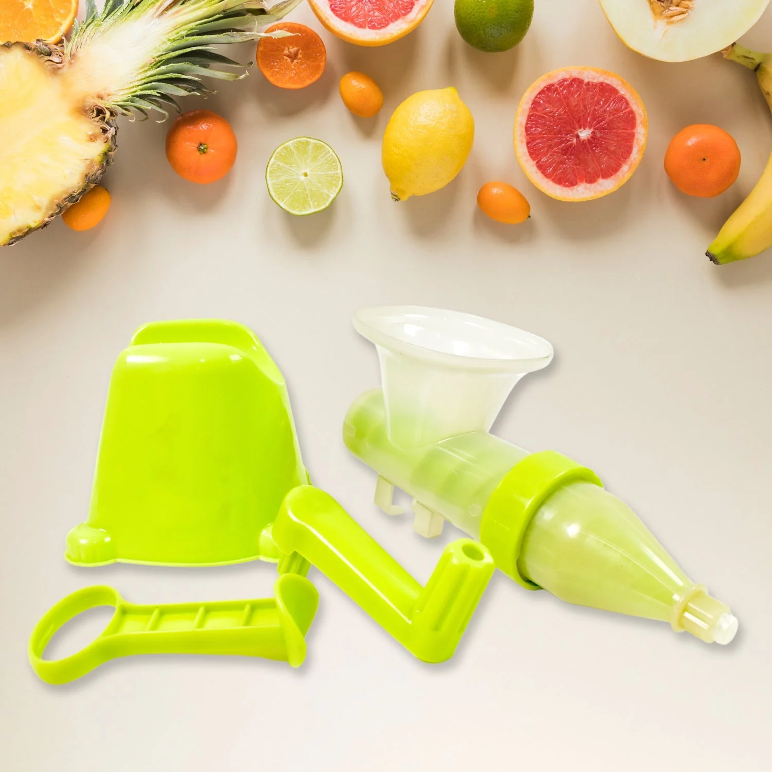 Manual Juicer Modern Plastic Fruit and Vegetable Juicer (1 Pc / Bowl Not Included) - Image 6