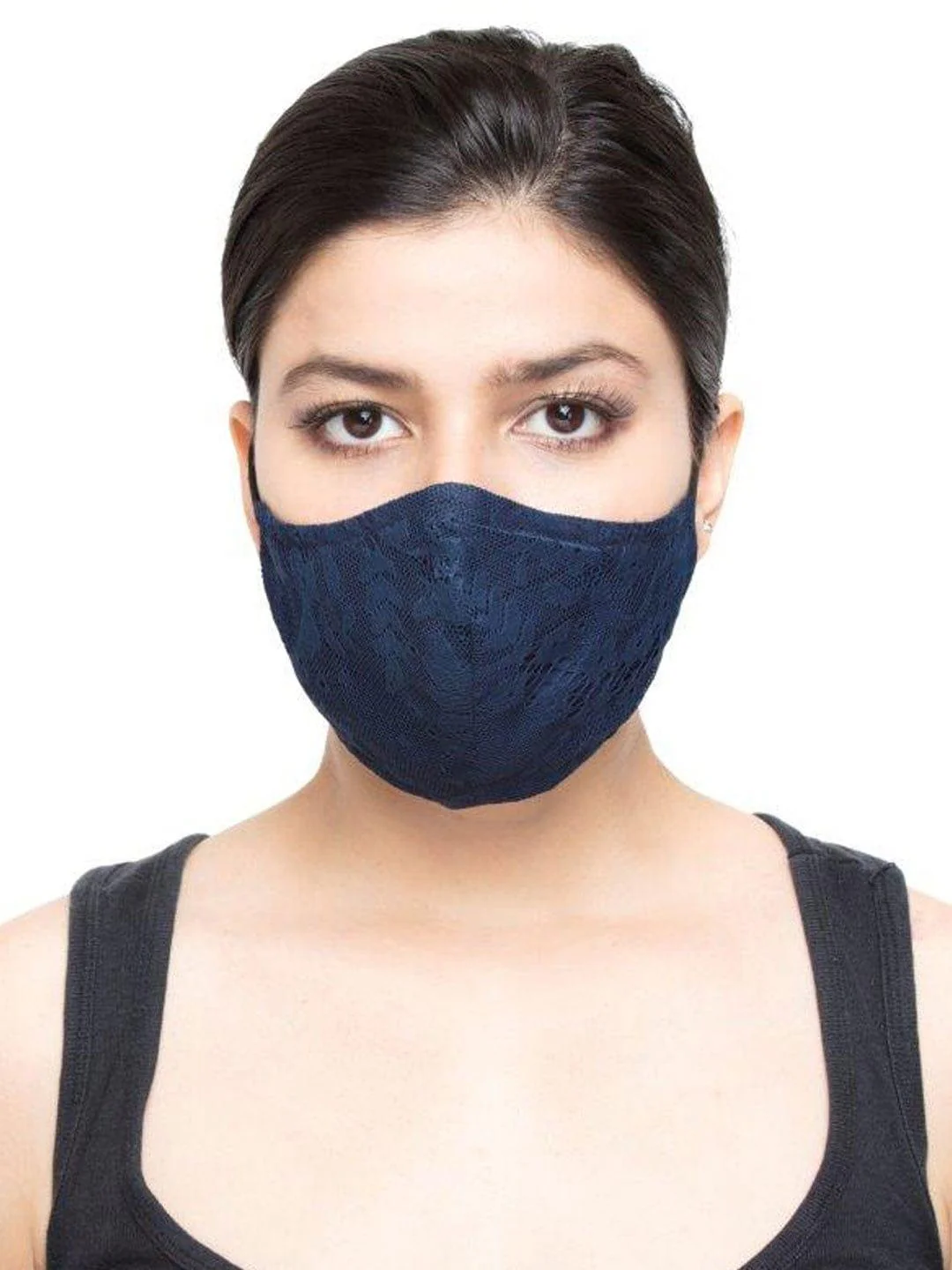 Maroon Blue Celeste 3 Layer Mask For Protection Now - Image 3