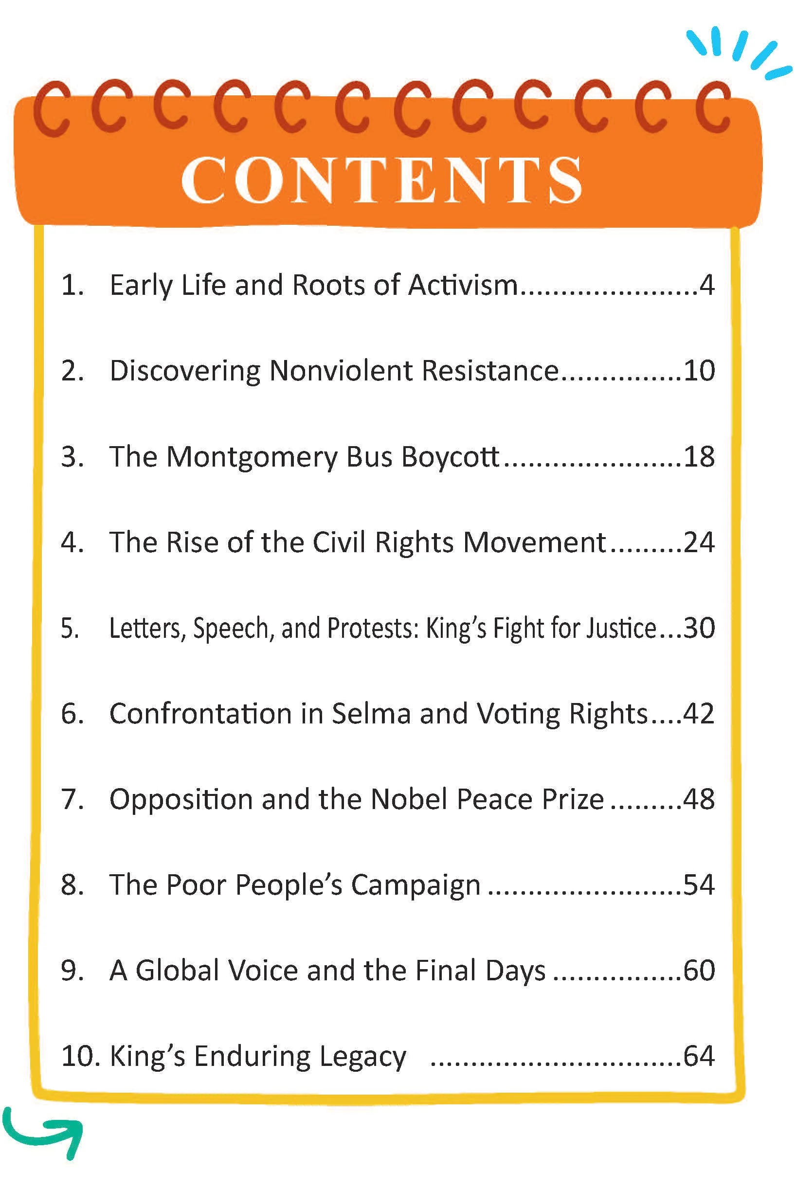 Martin Luther King Icons of Inspiration  Illustrated Biography for Kids Age 6 - 12 Years - Image 2