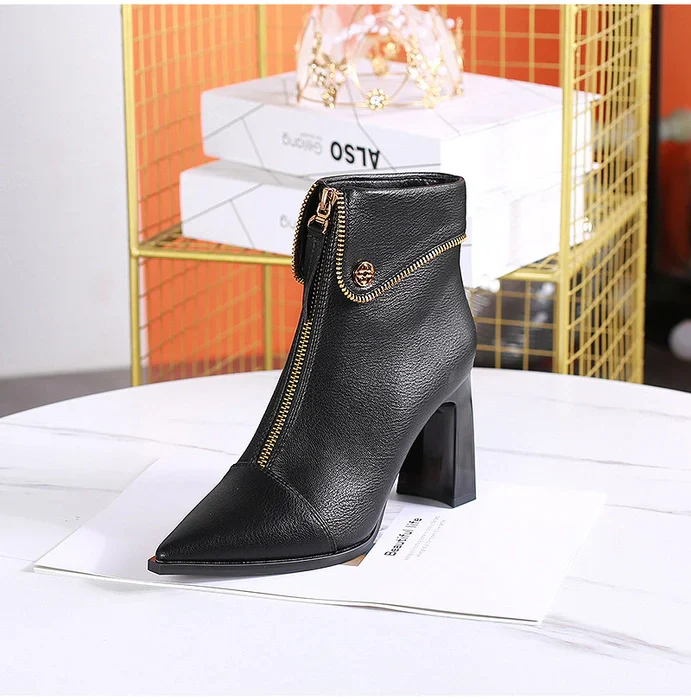 Martin Zipper Boots - Image 2