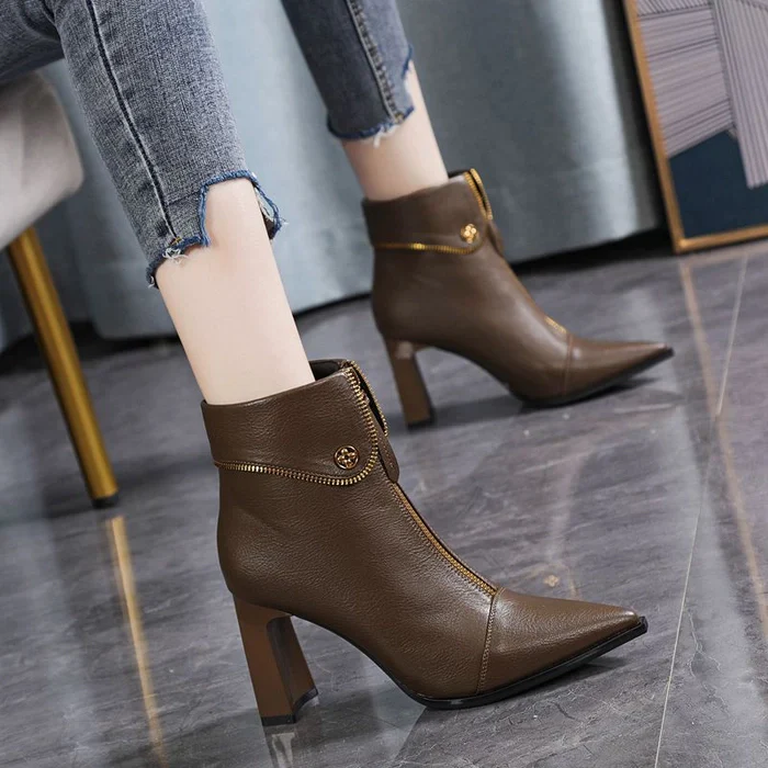 Martin Zipper Boots - Image 6