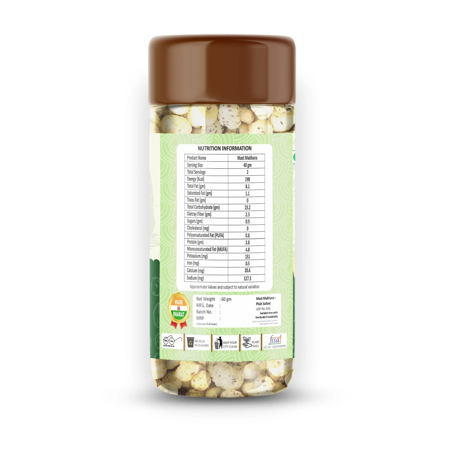 Mast Makhana Plain Salted - Image 4