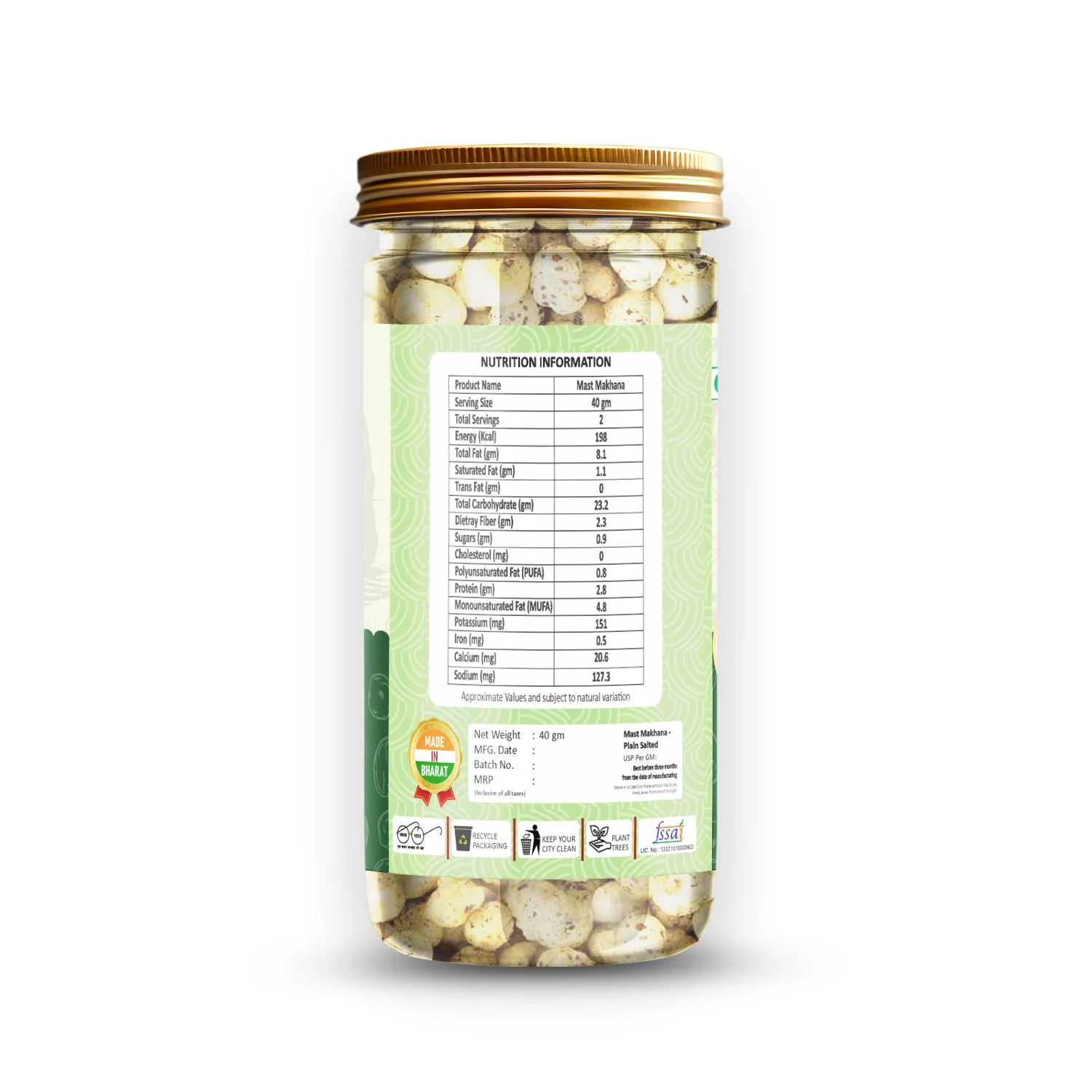 Mast Makhana Plain Salted - Image 9