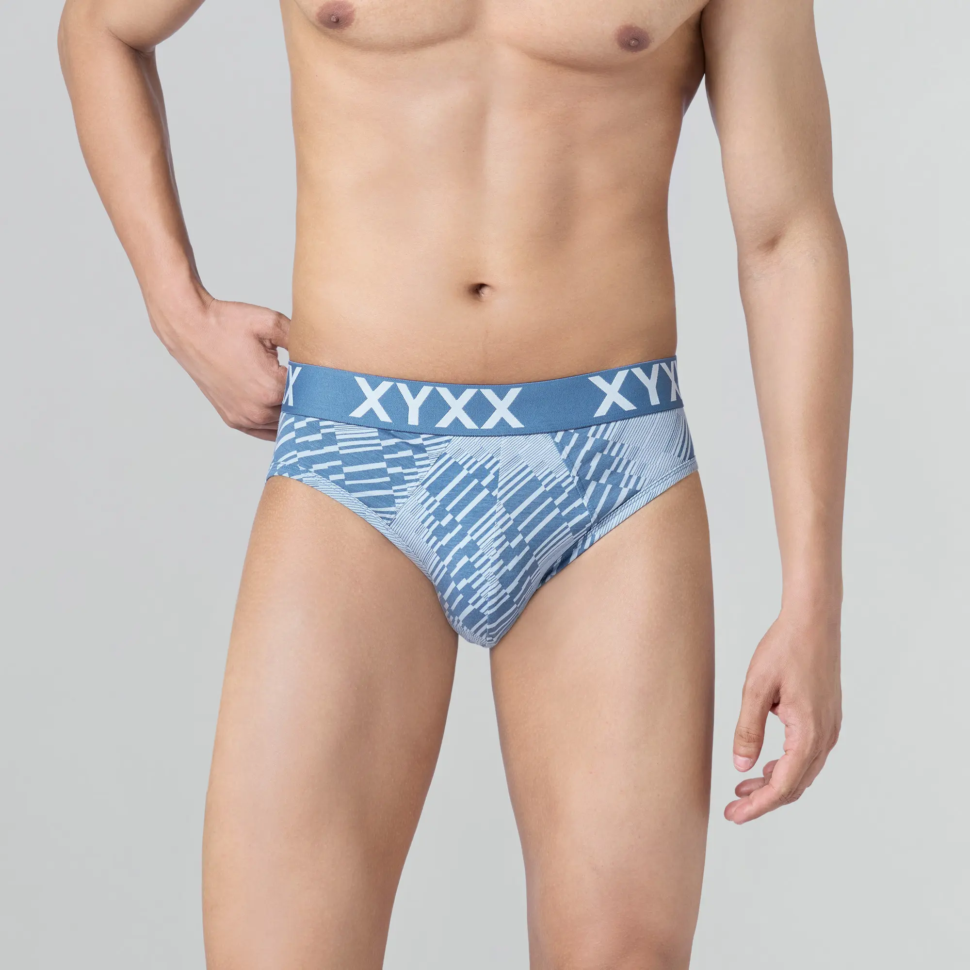 Matrix Cotton-Modal Briefs Cascade Blue - Image 2