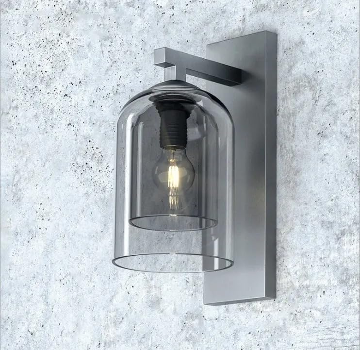 Matte Black Smoky Wall Light/Sconce by Grover Lights - Image 2