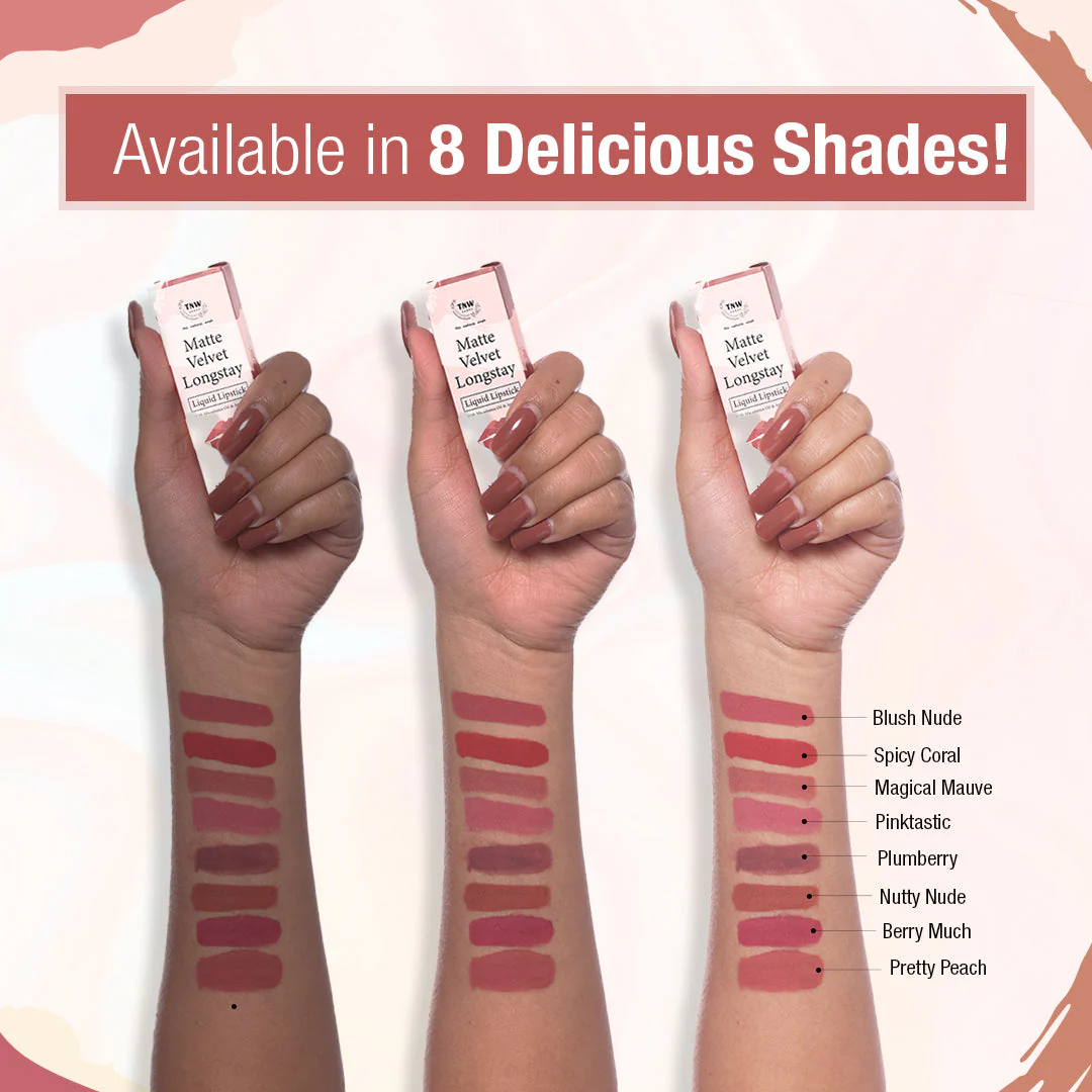 Matte Velvet Longstay Liquid Lipstick . - Image 4