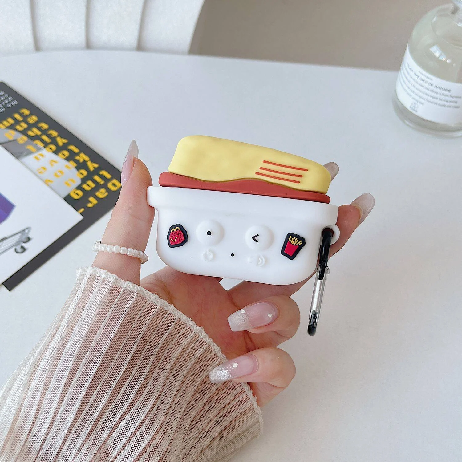McDonald's & Chicken nugguts Airpods Cover for Apple AirPods - Premium Silicone Case - Image 7