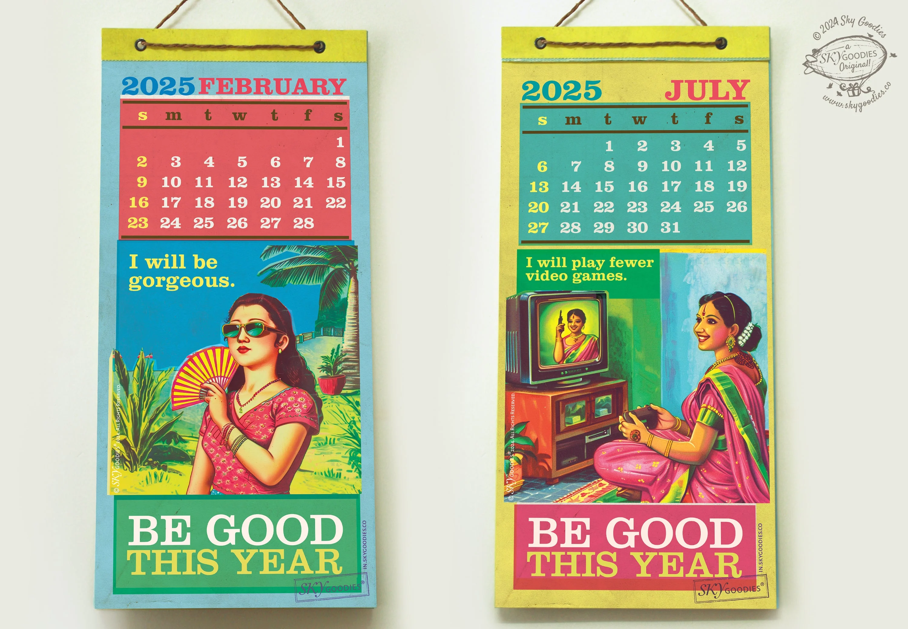 MEGA SAVINGS 2025 Combo Saver Pack of 6 different calendars - Image 2