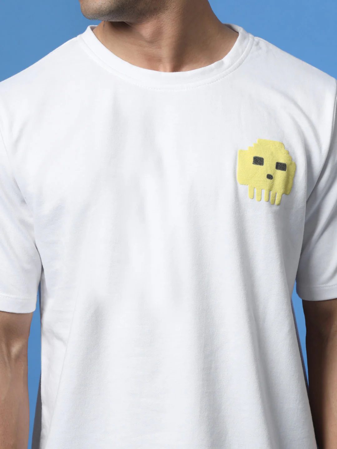 Men Game Over Purple Oversized Graphic T-shirt - Image 10