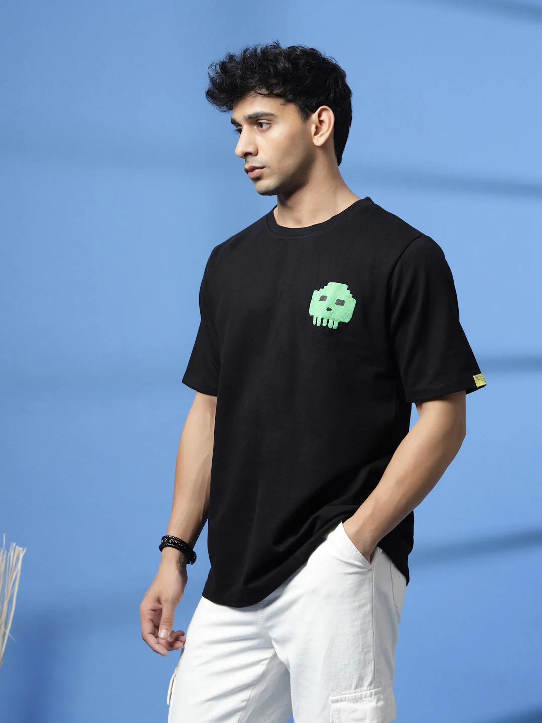 Men Game Over Purple Oversized Graphic T-shirt - Image 14