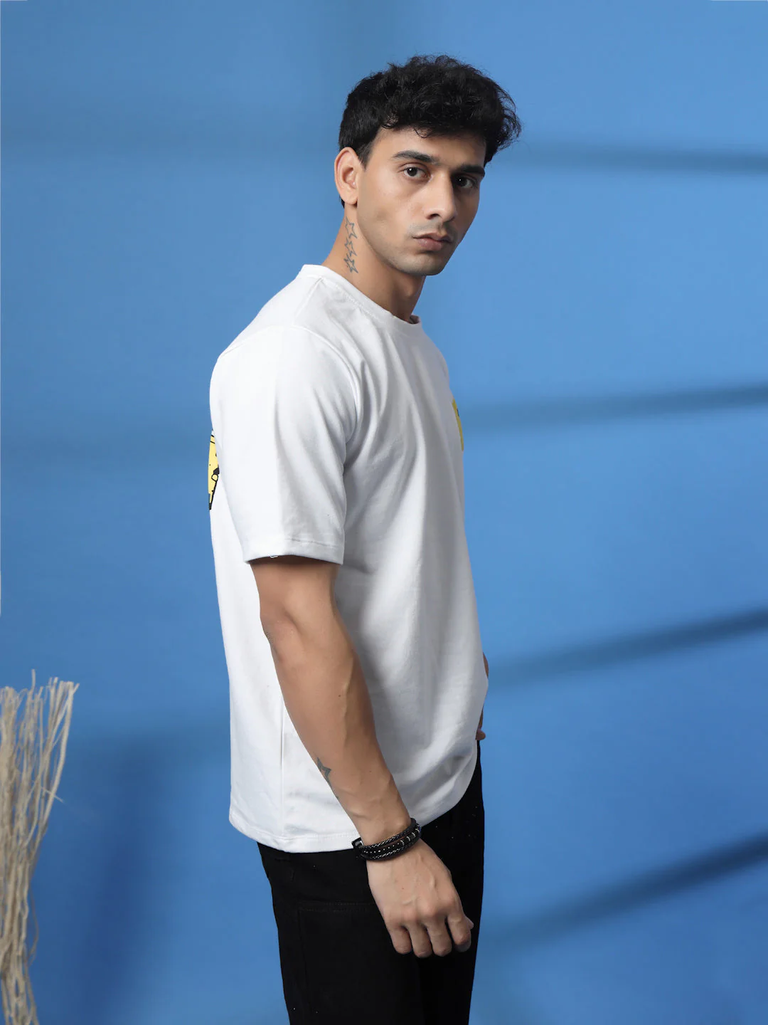 Men Game Over Purple Oversized Graphic T-shirt - Image 9