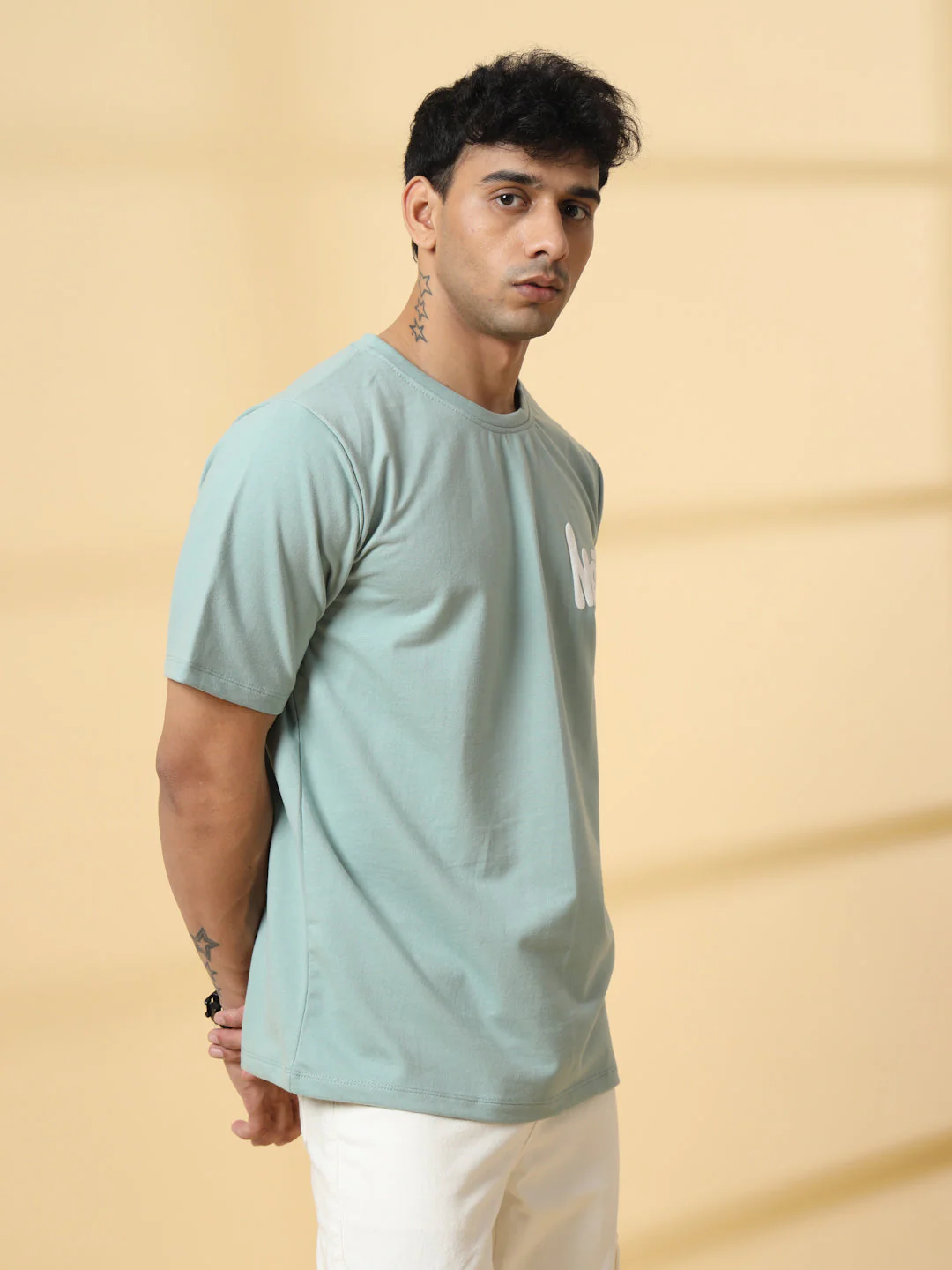 Men Jade Terry Oversized Printed T-shirt - Image 4