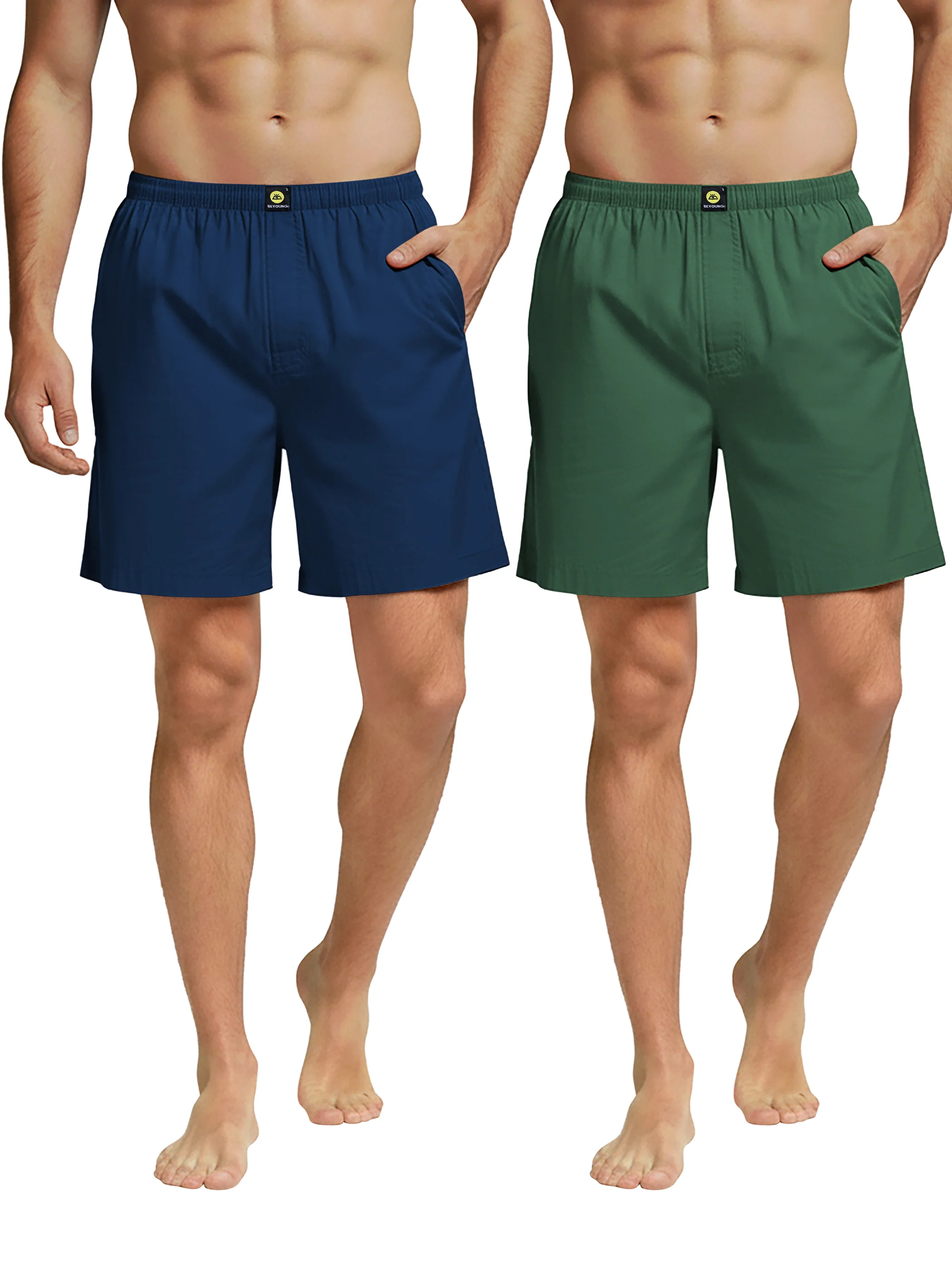 Men's Boxer Shorts Combo Pack of 2