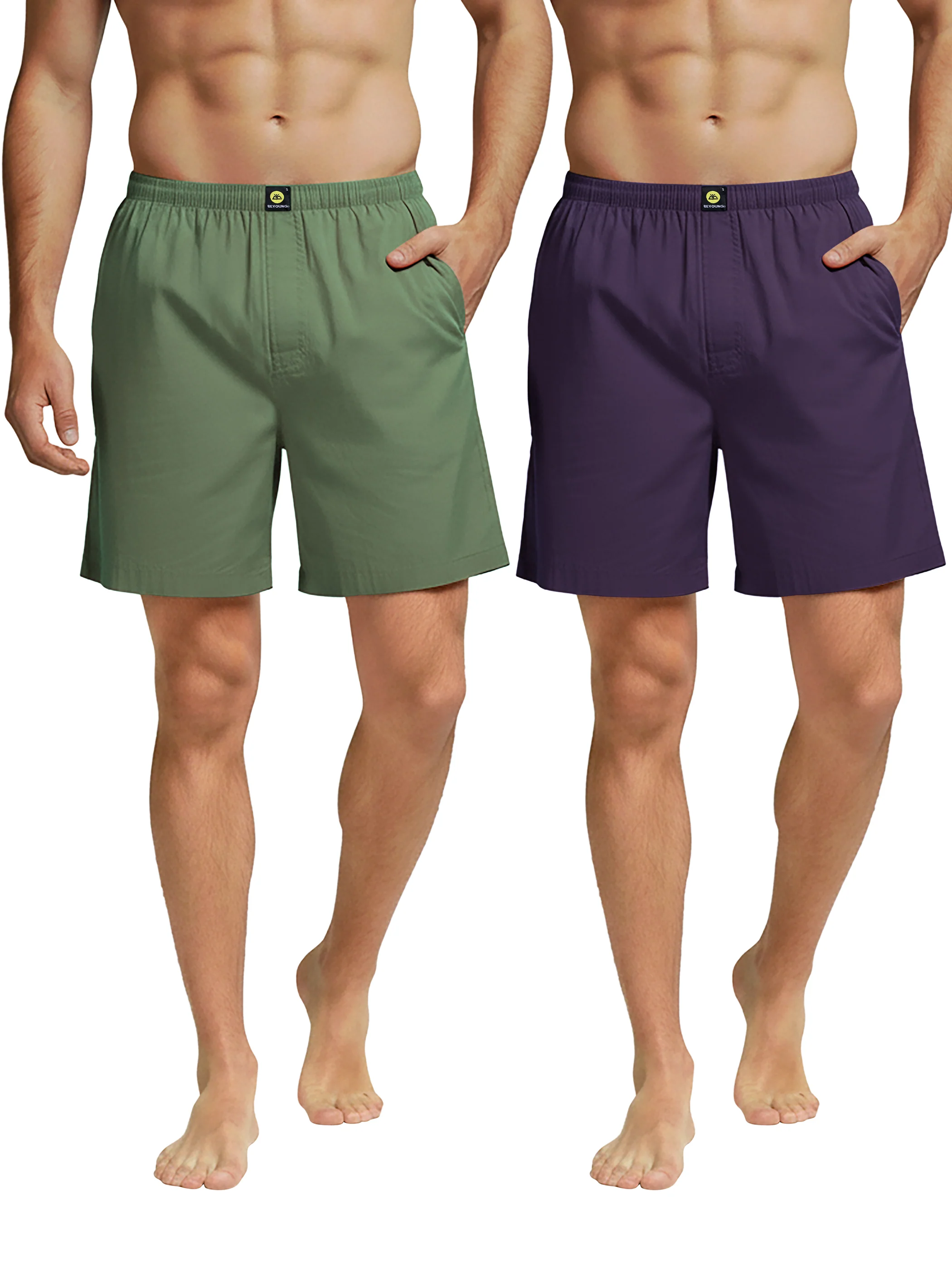 Men's Boxer Shorts Combo Pack of 2