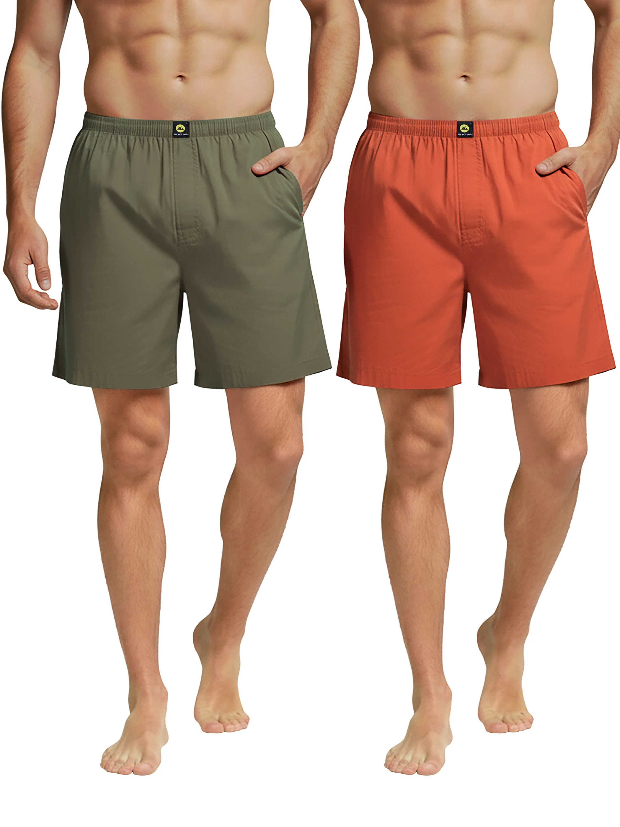 Men's Boxer Shorts Combo Pack of 2