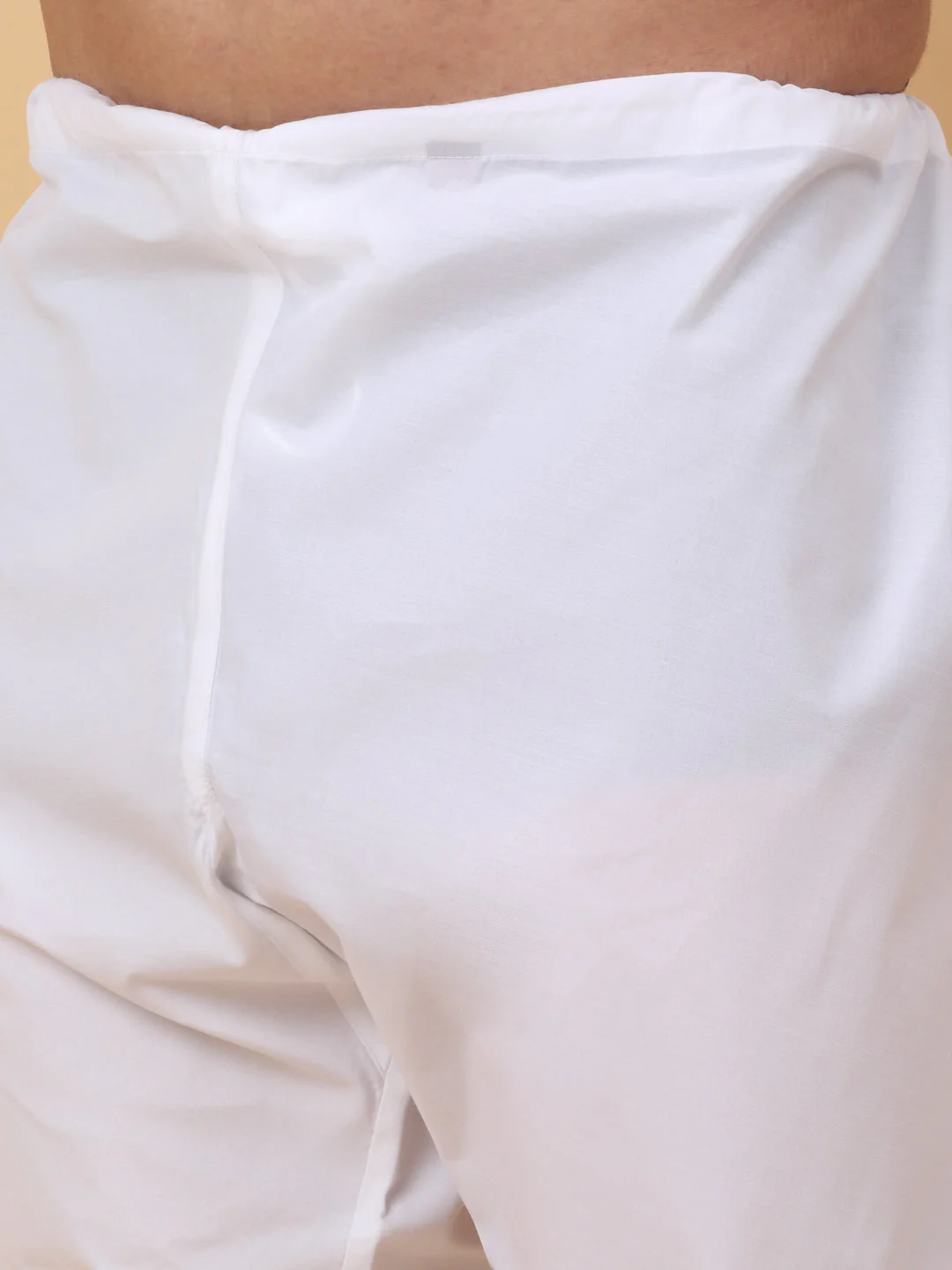 Men's Cotton Blend Chikankari Kurta Pyjama Set - Image 14