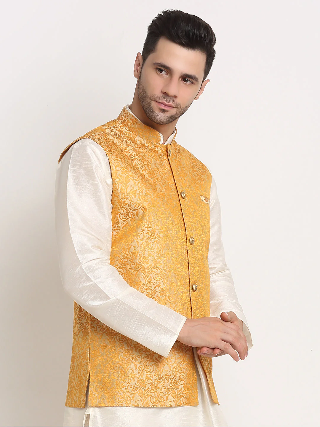 Men's Jacquard Woven Design Jacket Only - Image 3