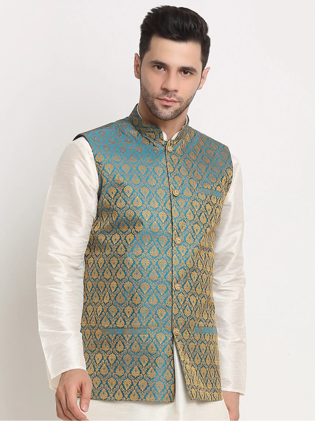 Men's Jacquard Woven Design Jacket Only - Image 153