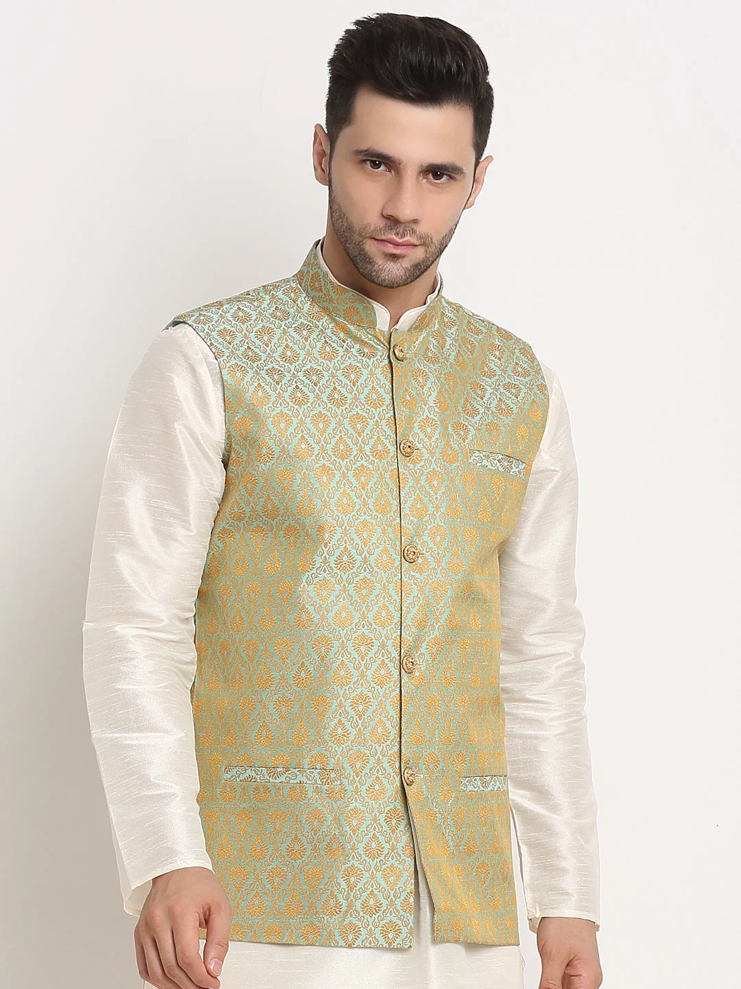 Men's Jacquard Woven Design Jacket Only - Image 226